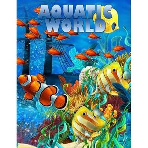 Aquatic World: Adult Coloring Book: 50+ Realistic Ocean Themes, Tropical Fish an